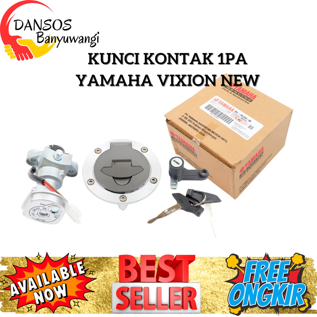 Kunci Kontak Set Tutup Bensin Vixion New 1PA Kunci Motor Vixion New