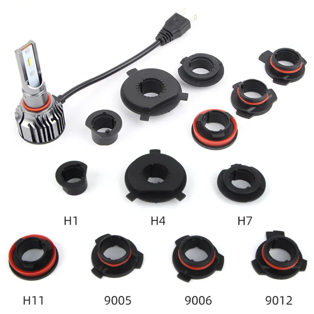 1Pcs Car LED Headlight Bulb Base Adapter Socket Holder 9006-HB4/9005-HB3/H11/H7/H4/H3/H1 Head Lamp R