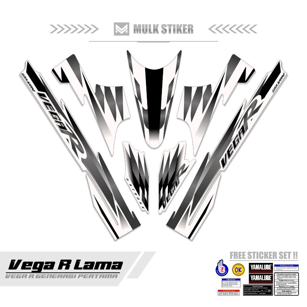 Striping Vega R Lama Stiker Vega R Old / Stiping Vega R Lama / Setiker Vega R Lama