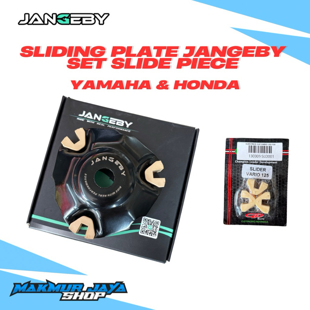 OTOMAX SLIDING PLATE TUTUP RUMAH ROLLER JANGEBY SET SLIDE PIECE VARIO PCX NMAX AEROX BEAT SCOOPY GEN