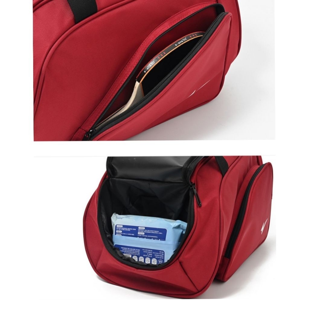 Tas Olahraga Pingpong Tenis Meja Nylon Polyester High Quality Profesional Bag - Tas Selempang Unisex