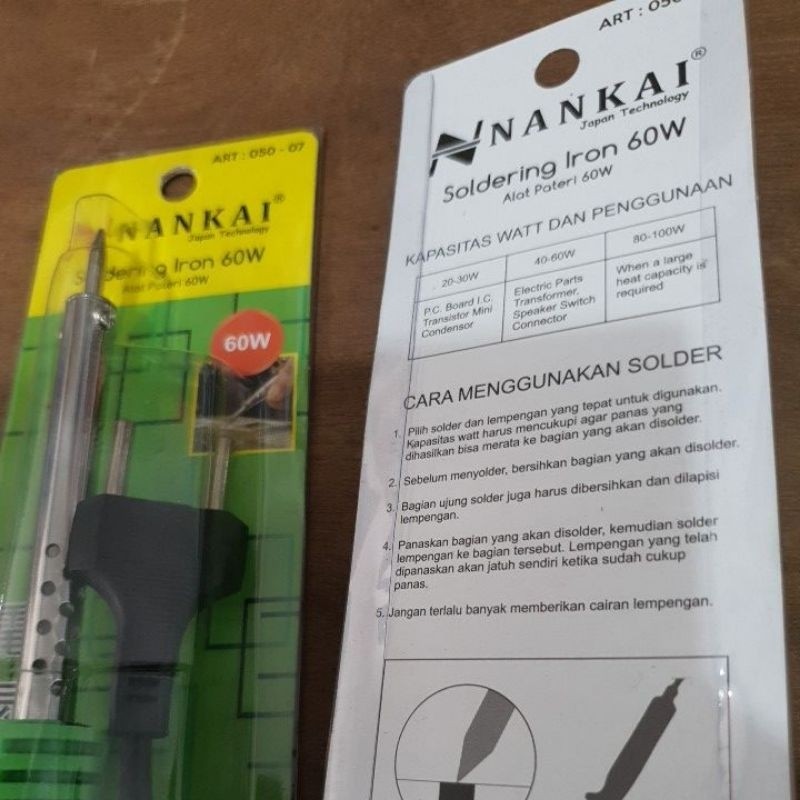Solder Listrik / Alat Patri / Solder Elektrik 60W Perkakas Tool Bagus