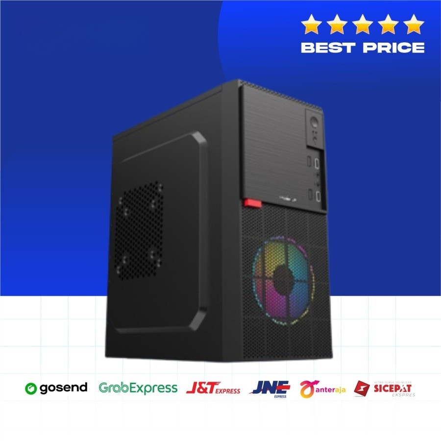 POWER UP Micro-ATX AEROMAX with PSU 500W AM560