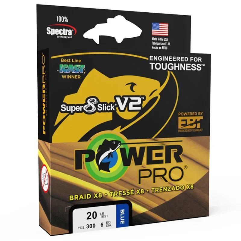 NEW POWER PRO SSV2 Braided Spectra Fishing Line - Length: 300yds, size: 10-80lb USA PE Braid Line fo