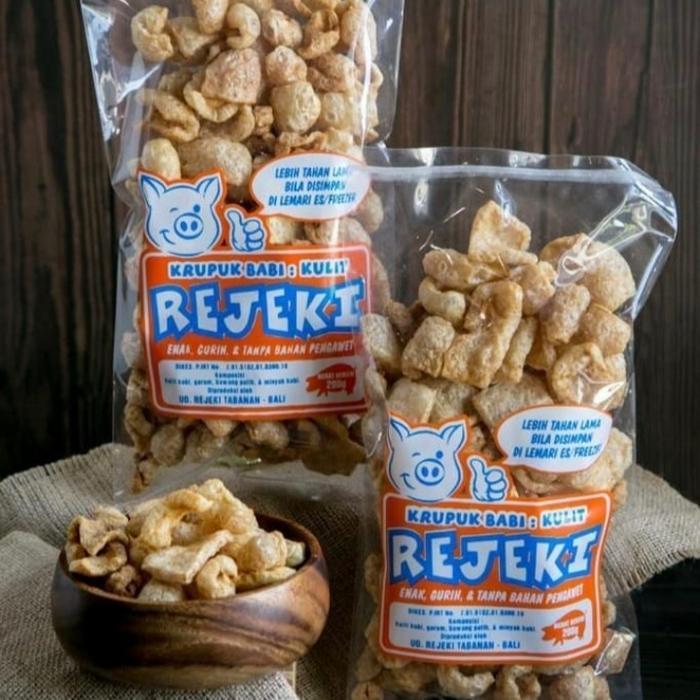 Kerupuk Kulit Babi Rejeki - Rambak Babi - Rejeki - Bali