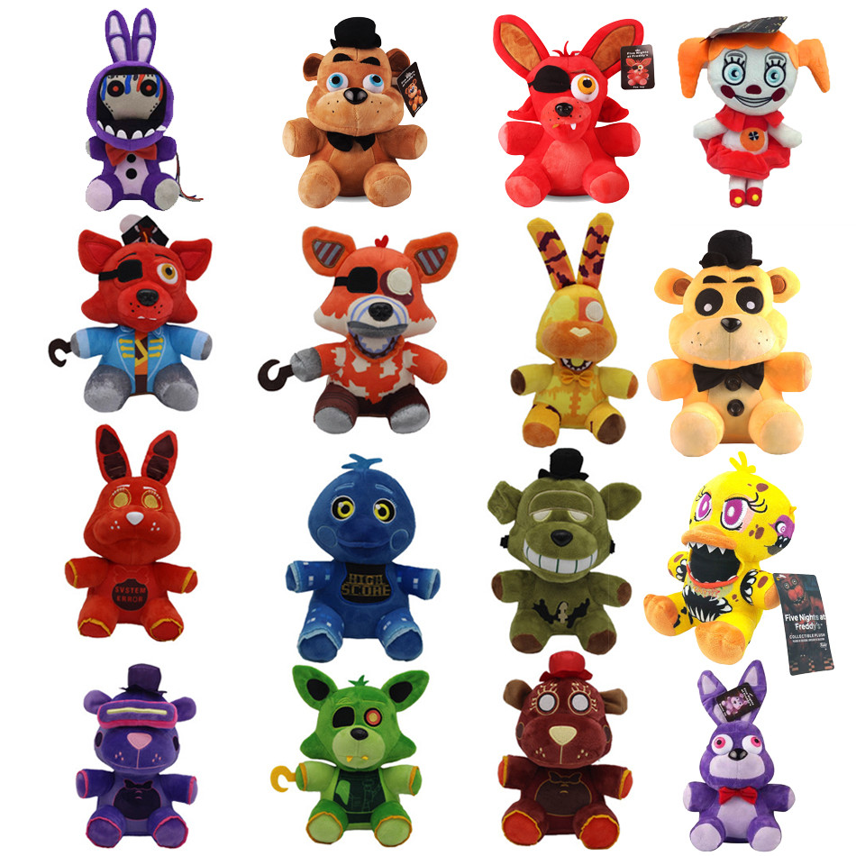 New 18 CM FNAF Freddy's Plush Toy Stuffed & Plush Animals Bear Rabbit Game Fnaf Plush Toys Birthday 