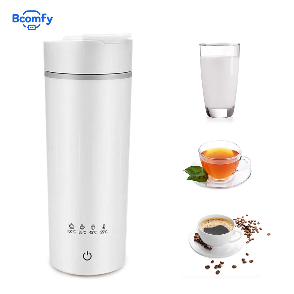 Electric Kettle Portable Mini Kettle for Coffee Tea Milk Travel Boil Water Bottle 304 Stainless Stee