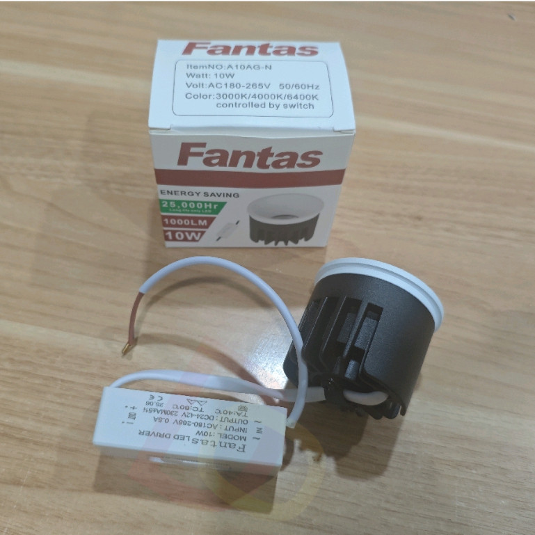 lampu plafon lampu Fantas lampu downlight lampu module 10w 3warna lampu  led lampu cob