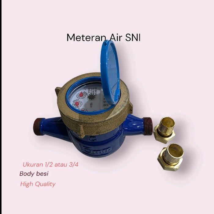 Cheti SNI Meteran Air PDAM Body Besar Bahan Besi
