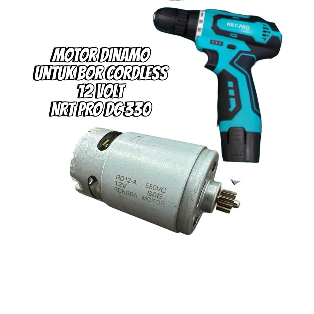 Motor dinamo 12 volt gigi 12 motor cordless drill 12v nrt pro dc 330 motor bor baterei