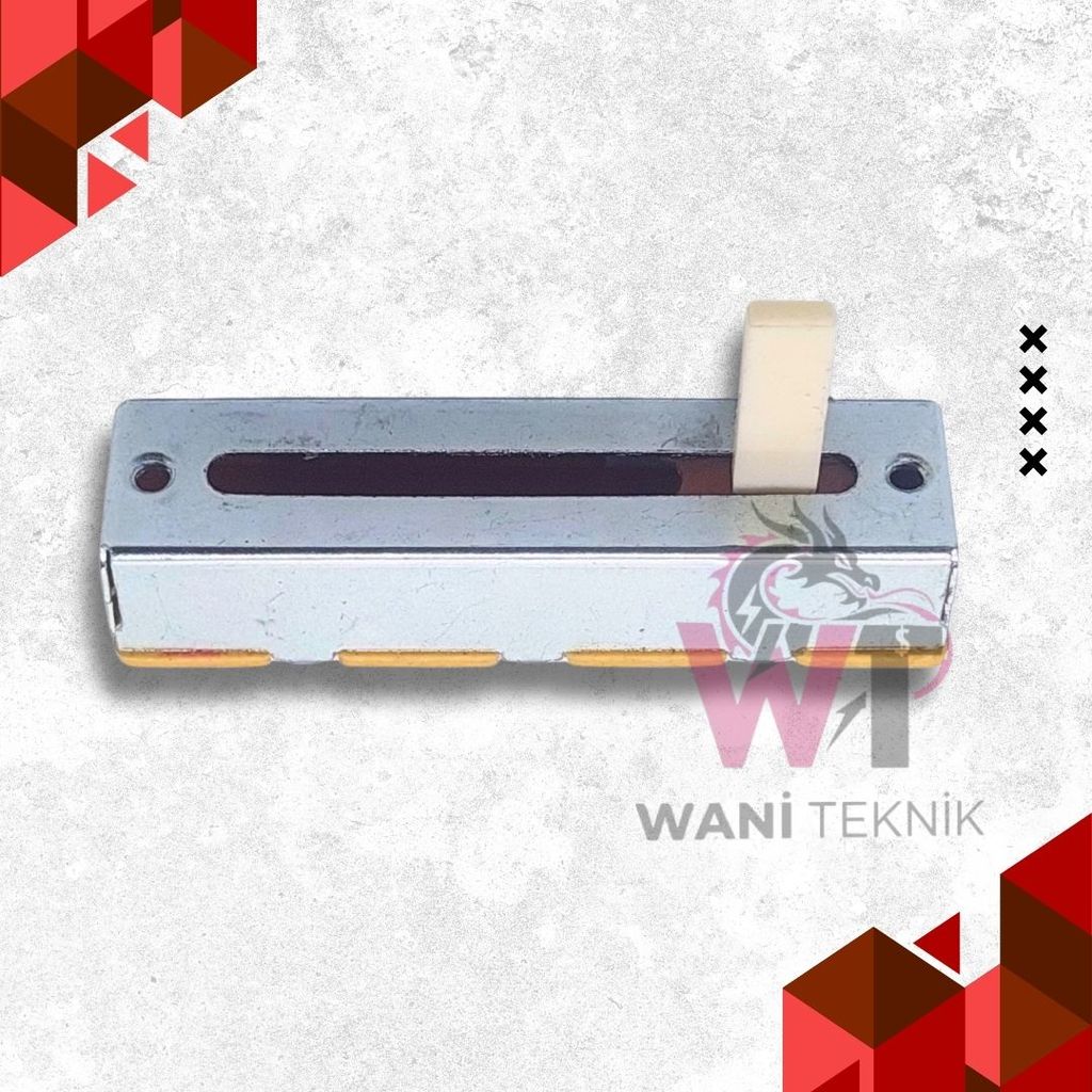 Potensio Geser 100K Besi – 5CM Untuk Mixer EQ dan Ampli