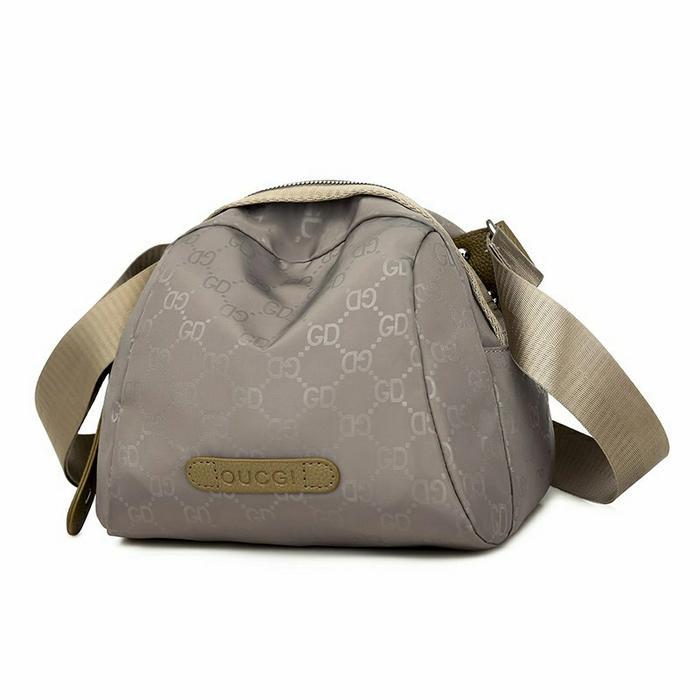 TERLARIS Tas Selempang Wanita Import Warna Hitam Khaki Coklat Merk Ouogi