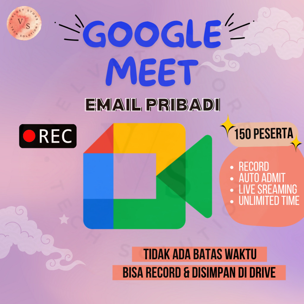 Google Meet Premium Email Pribadi Bisa Rekam dan Livestream Free Extra Benefit Gemini Gdrive