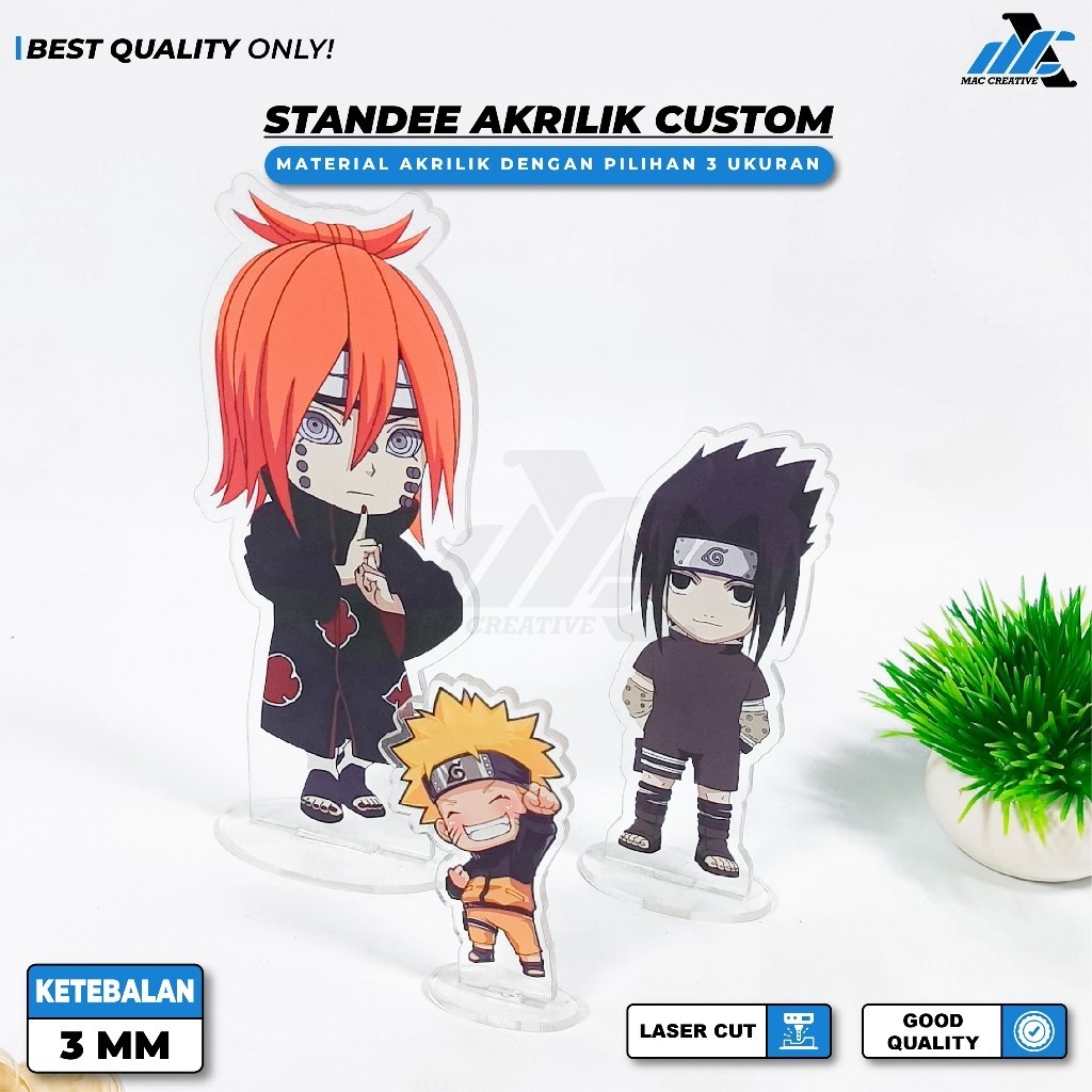 Standee Custom Acrylic - Display Foto Anime Kpop - Akrilik Pajangan Custom