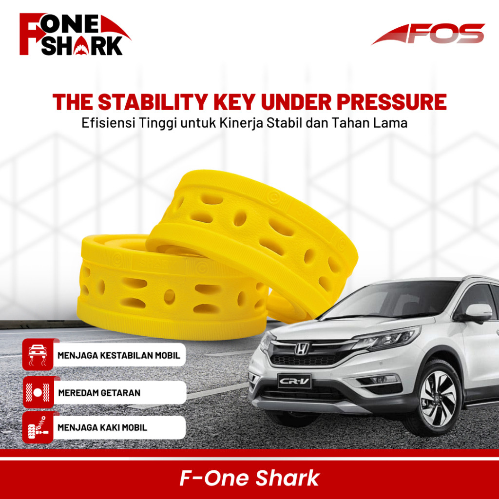 F-One Shark FOS Spring Buffer Premium / Karet Damper Per Stabilizer Honda CRV CR-V GEN 4 2012-2016 O