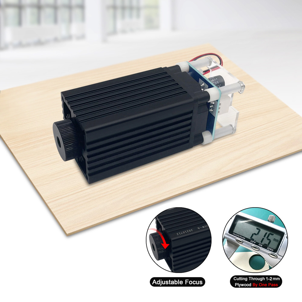 LASER TREE 5W 10W Laser Module with Air Assist Laser Engraving Head 450nm Blue Light Laser Head for 