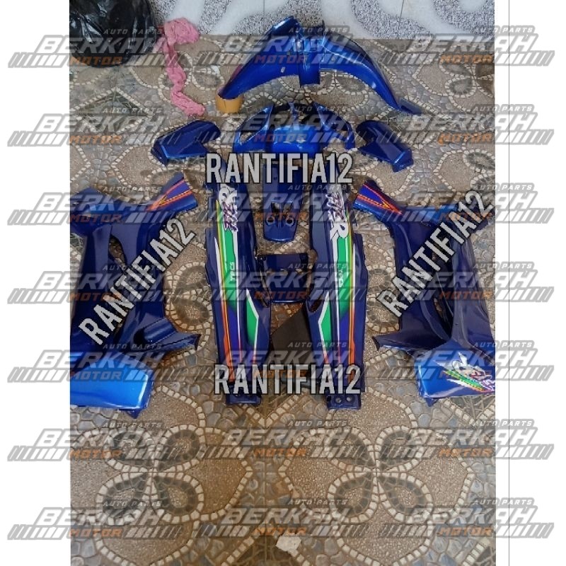Cover bodi Fizr Full set bodi motor Yamaha Fizr Biru Ungu 97