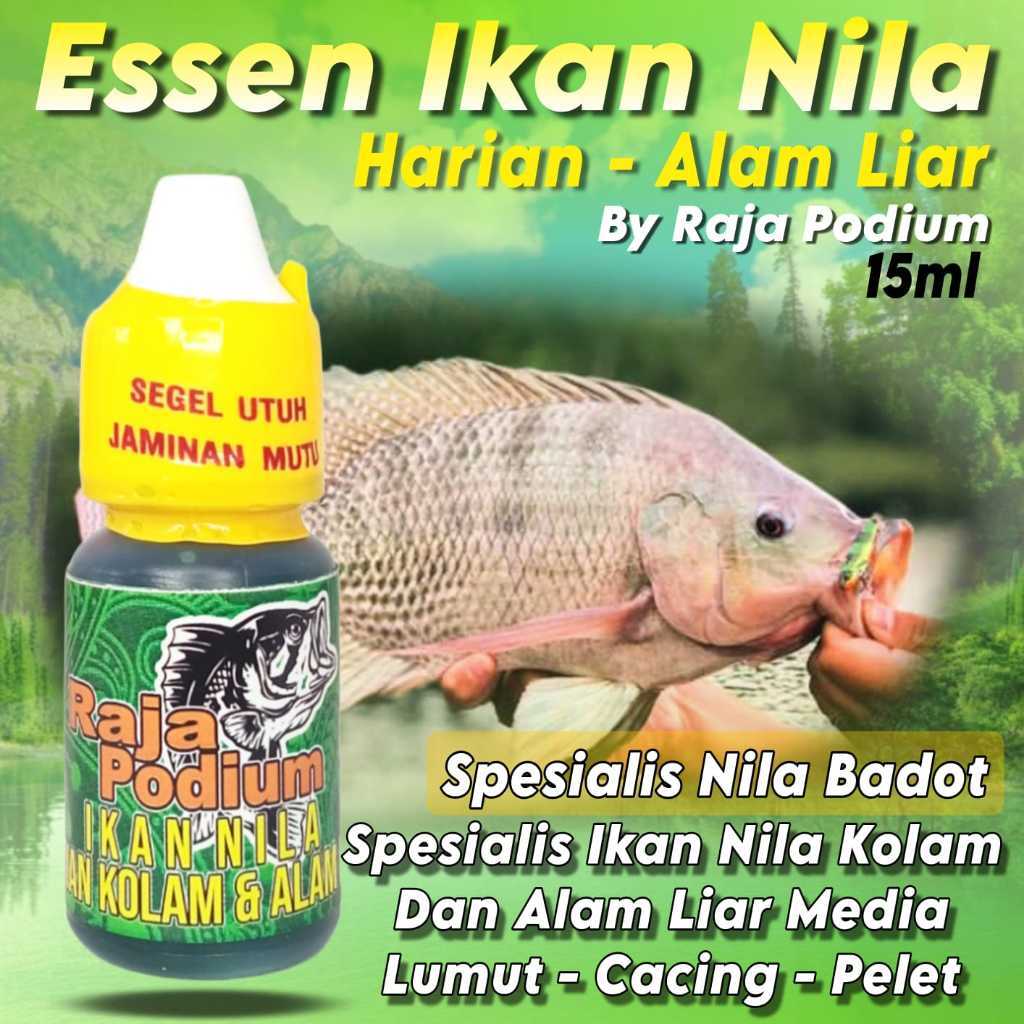 Essen Ikan Nila Harian dan Liaran Media Lumut Pelet Cacing Essen Terbaik Raja Podium