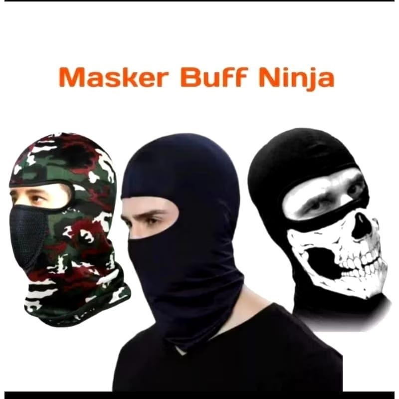 Masker Ninja Masker Buff Ninja