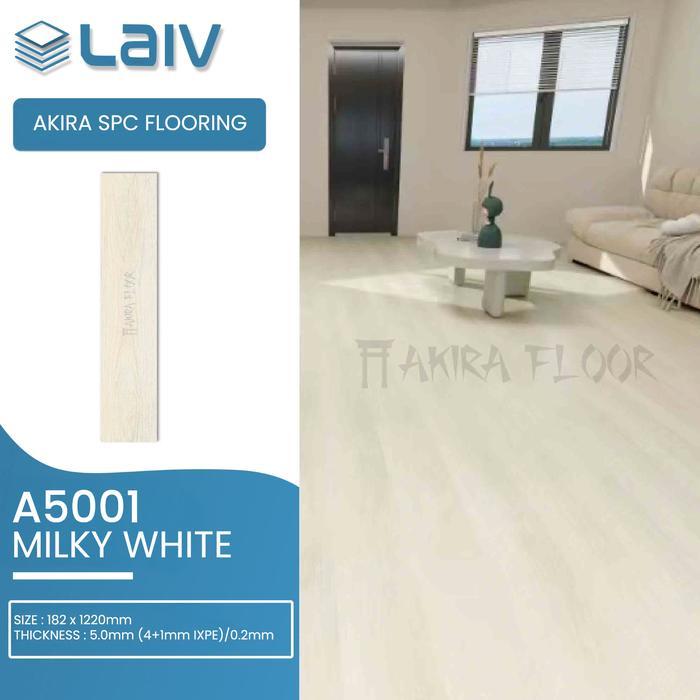 LAIV SPC 5mm Akira Series Flooring Clip Wood Lantai Kayu IXPE Busa Foam Parkit SPC Klik Sistem - A50
