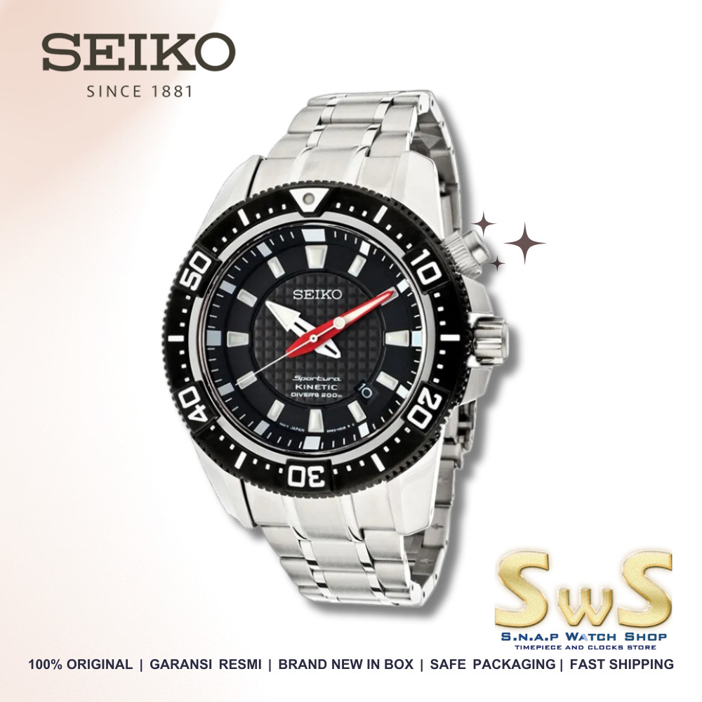 SEIKO SKA511 Seiko Sportura SKA511P1 Kinetic Original Garansi Resmi Jam Tangan Pria