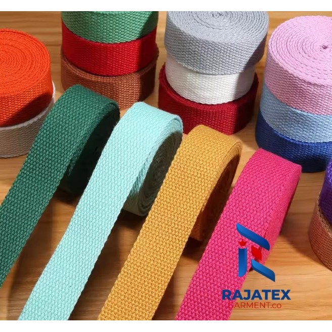 (ROLL)Webbing KATUN 2,5 CM - Tali Webbing Tas 25 MM