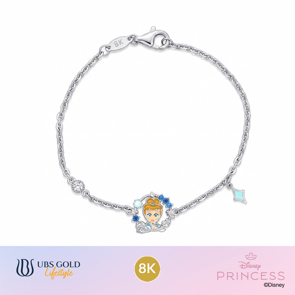 UBS Gold - Gelang Emas Anak Disney Princess Cinderella - 8K - Hgy0223k