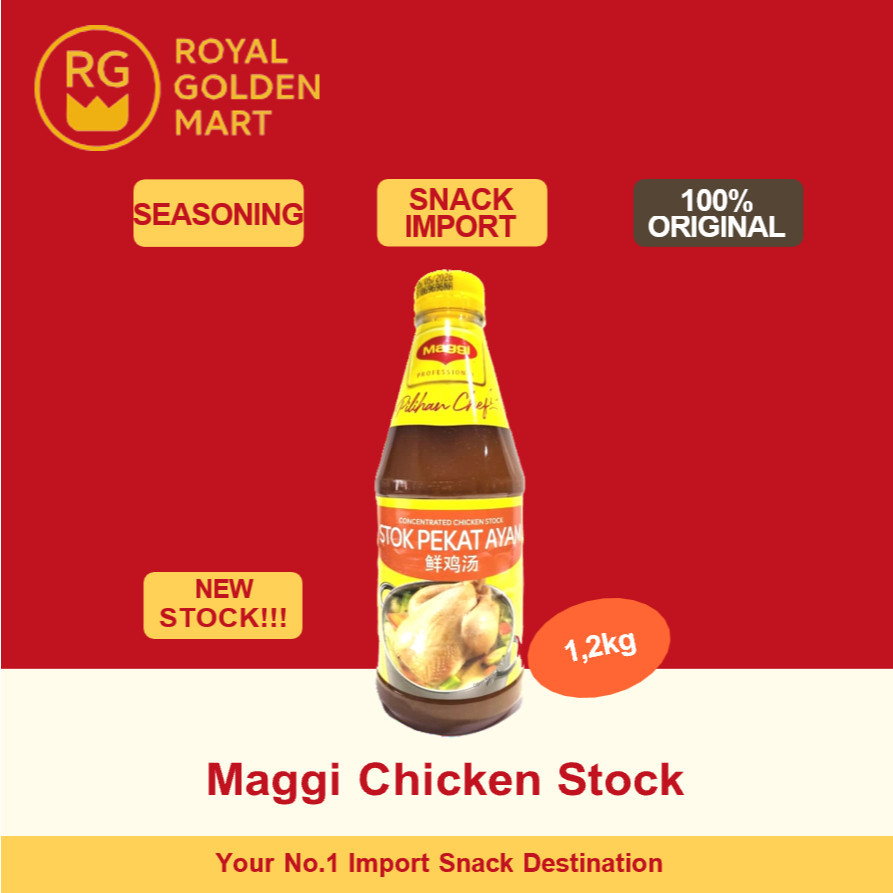 Maggi Stok Pekat Ayam 1.2kg Kaldu Cair Halal