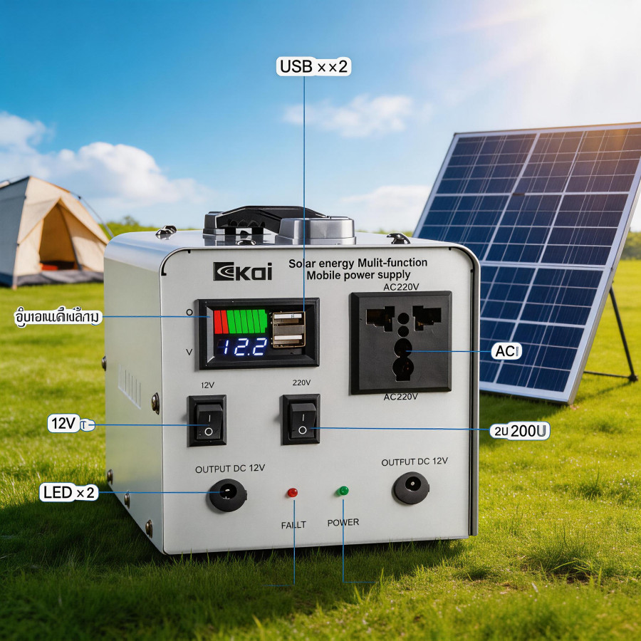 DISCOUNT ECOFLOW RIVER Portable Power Station Genset Listrik Tenaga Surya RIVER 2