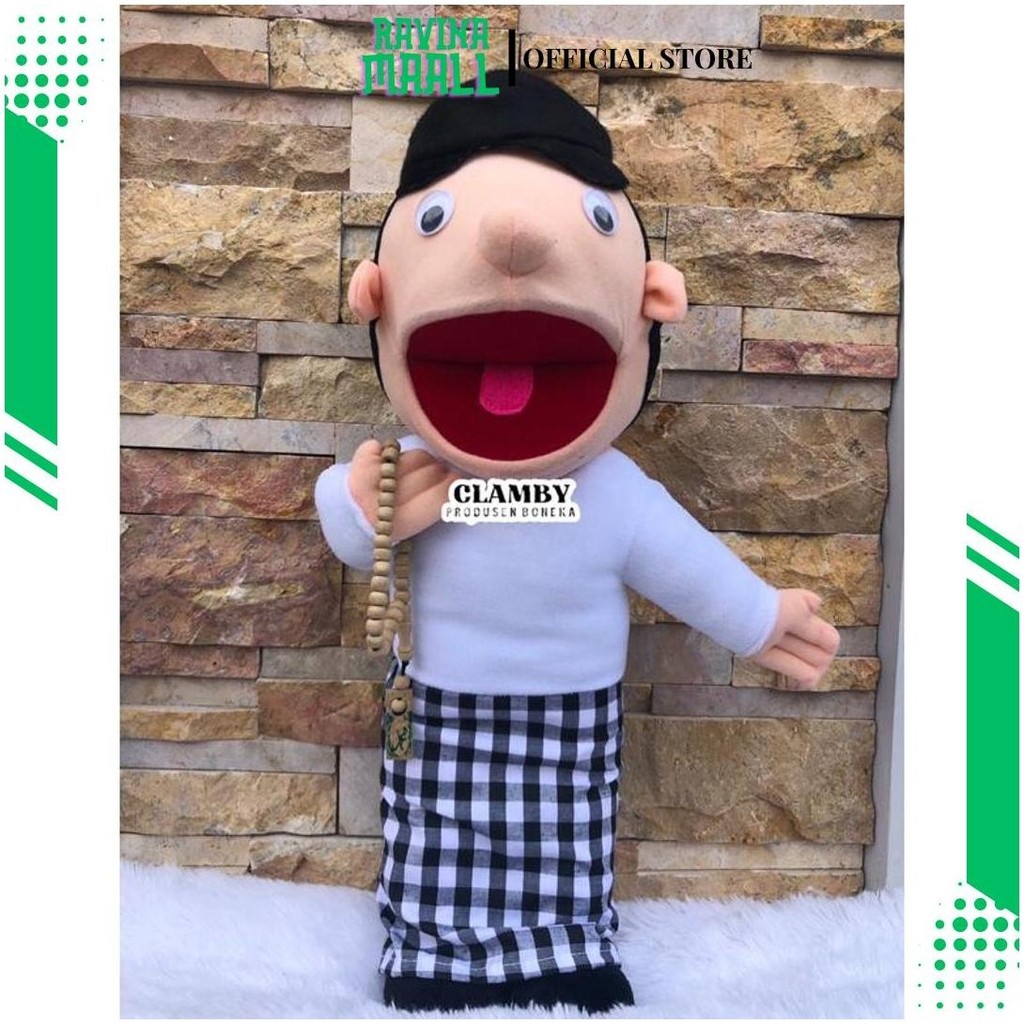 Boneka Muppet Boneka Tangan Boneka Edukasi Muppet Santri Laki-Laki CI Gratis Ongkir