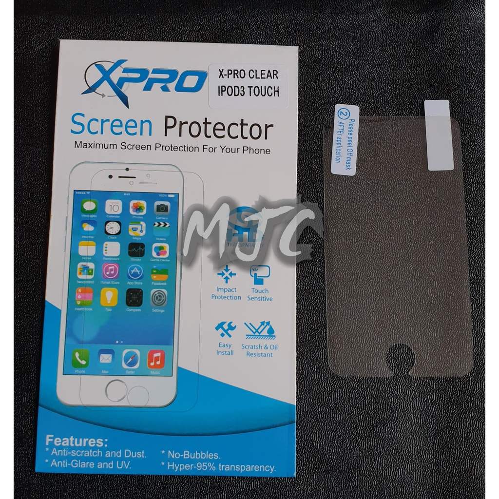 Xpro Anti Gores iPod Touch 3 Clear Bening Screen Protector