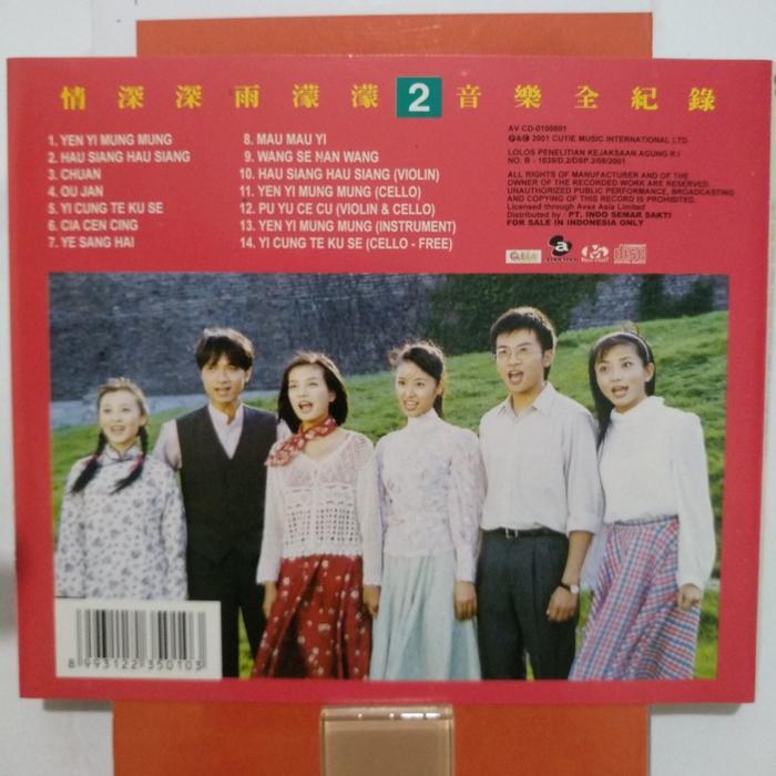 CD kabut cinta soundtrack vol. 2. vicky zhao putri huang zhu alec su
