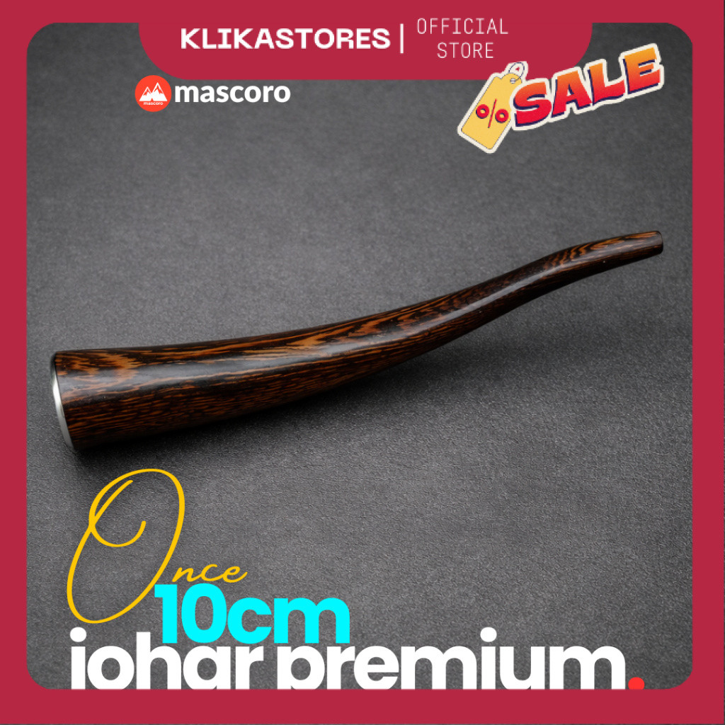 Pipa Rokok Kayu Johar Handmade 10cm Multi Diameter - cocok untuk berbagai macam seperti Mild, Kretek