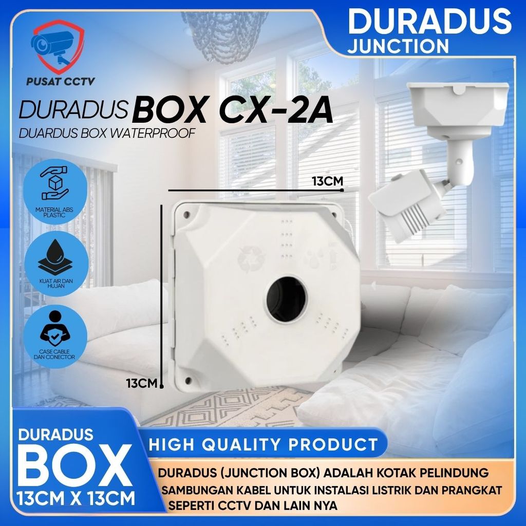 Duradus Camera CCTV Indoor/Outdoor, Junction Box CCTV