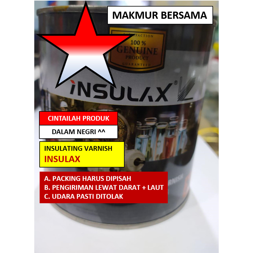 KLEPU.ID Insulating Varnish - Angkerlak - Insulax - Bahan Rewinding Dinamo Trafo