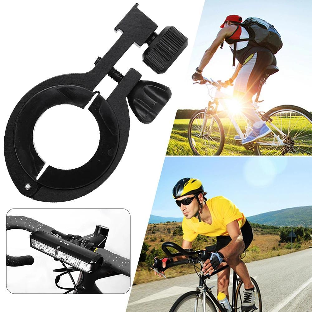 Bike Light Bracket Aluminum Alloy Bicycle Light Front Bracket Lightweight Bicycle Light Mounting Bra