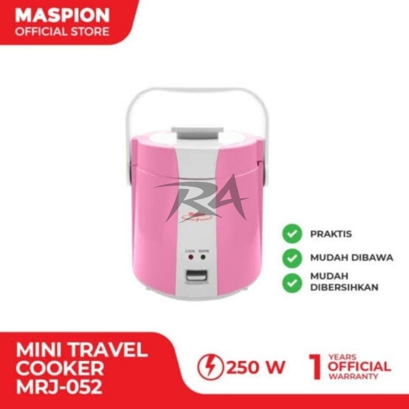 III MASPION MRJ 052PC MRJ052 052 PC MINI TRAVEL RICE COOKER MAGIC COM PORTABLE KECIL UNTUK TRAVELLIN