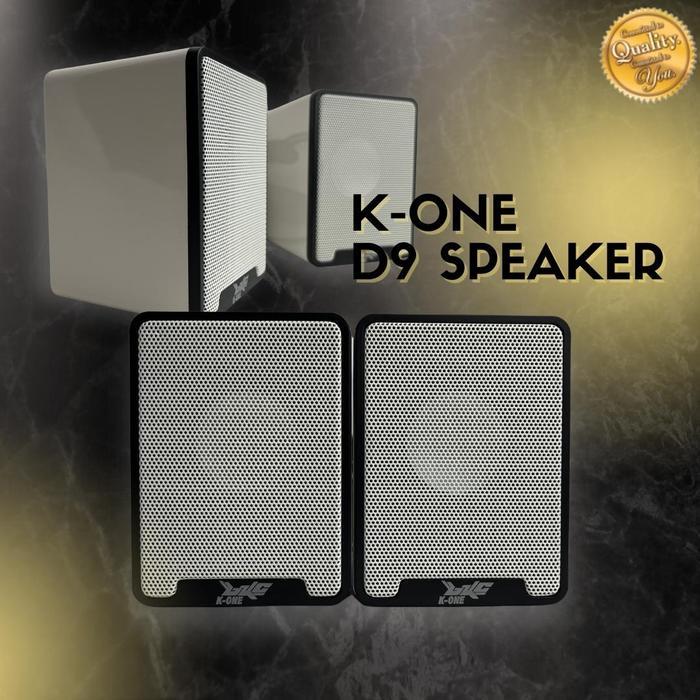 Speaker Multimedia Mini USB Komputer PC / Notebook / Laptop D9 K-One - Putih