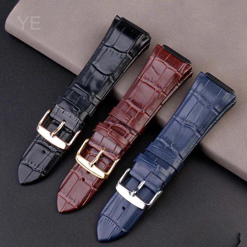 Good Hand Feel, Pure Natural Cowhide Watchbands for Guess W0247G3 W1058G2 W0040G3 Series Genuine Lea
