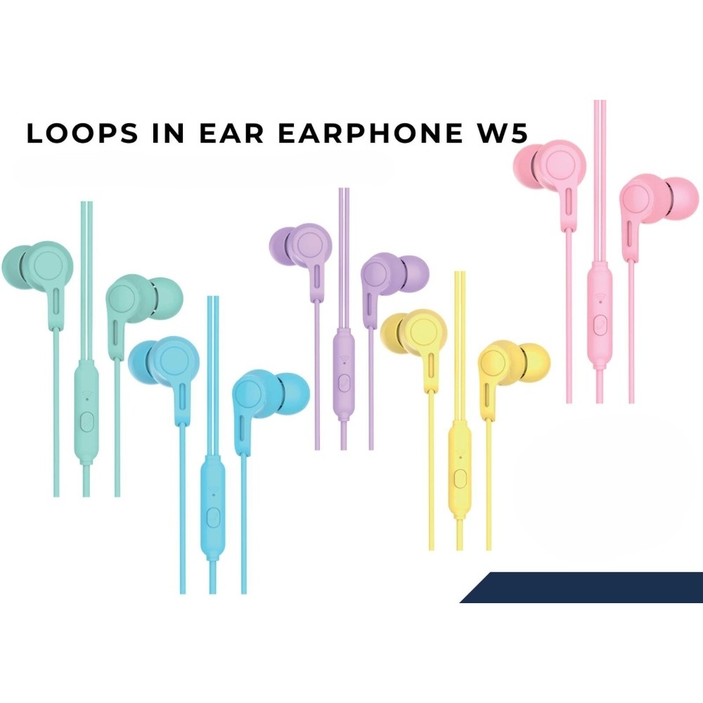 LOOPS IN EAR EARPHONE W5