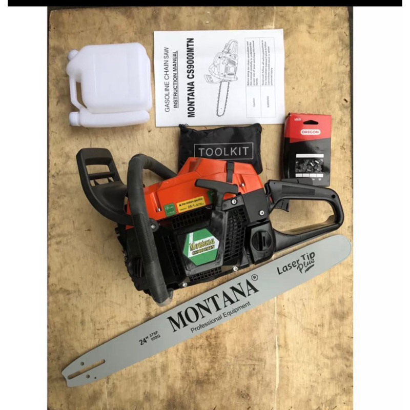MESIN CHAINSAW MONTANA CS9000 BAR 24” .