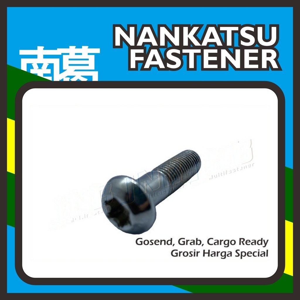 Baut Cakram L Bintang 10 x 35 Baut Cakram / Baut Disc / Baut Piringan /  Baut Disk / Baut Piringan