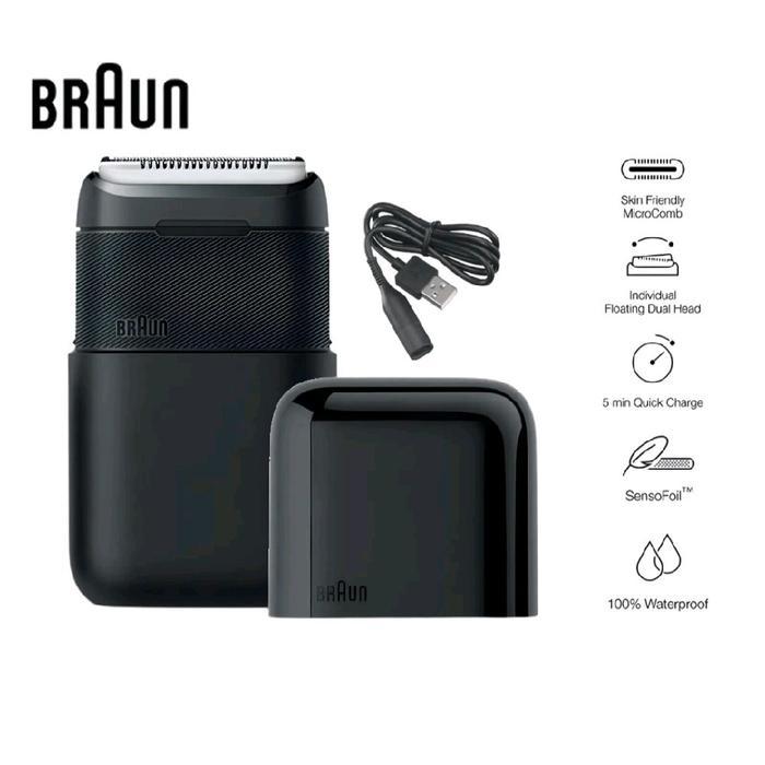Electric Shaver - Braun Mini Shaver 5613 - Rechargeable - Alat Cukur