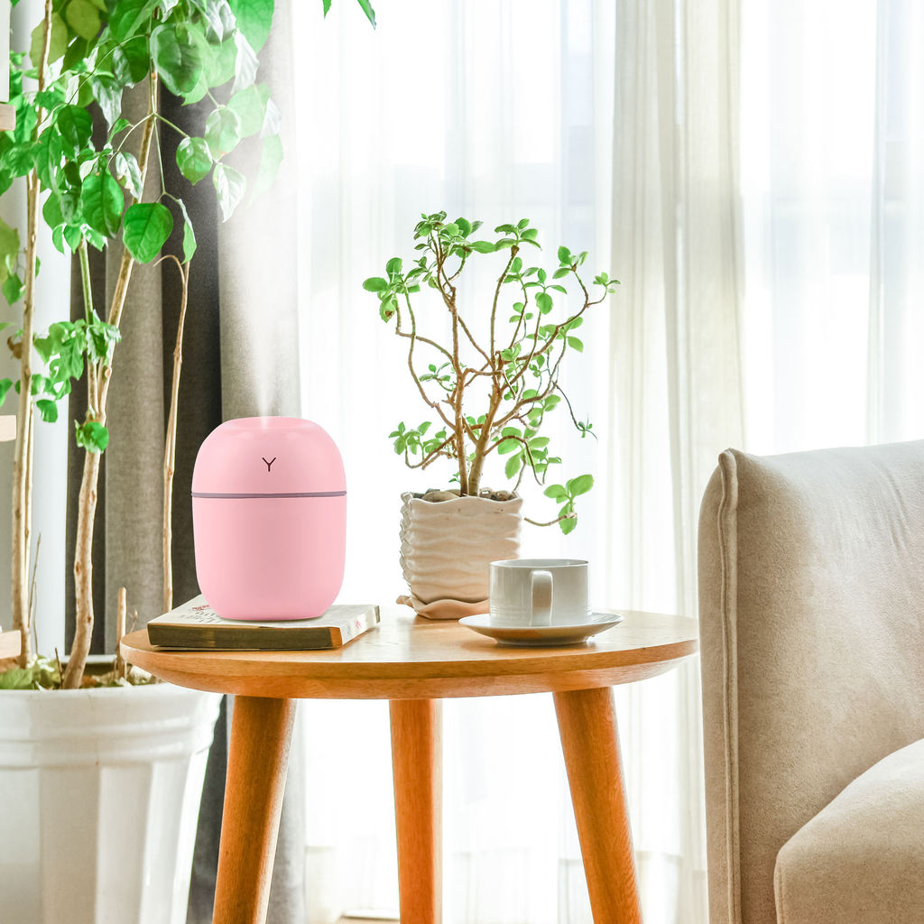 GROWSIR Humidifier Mini Lampu Tidur LED 7 Warna Pelembap Udara Kabut Halus untuk Kamar FS027