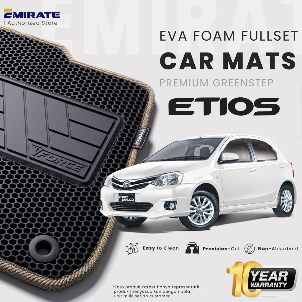 Karpet Mobil Toyota Etios Valco EVA Force Fullset / Toyota Etios Valco Car Mat