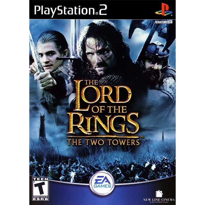 Kaset Playstation 2 - The Lord of the Rings The Two Towers