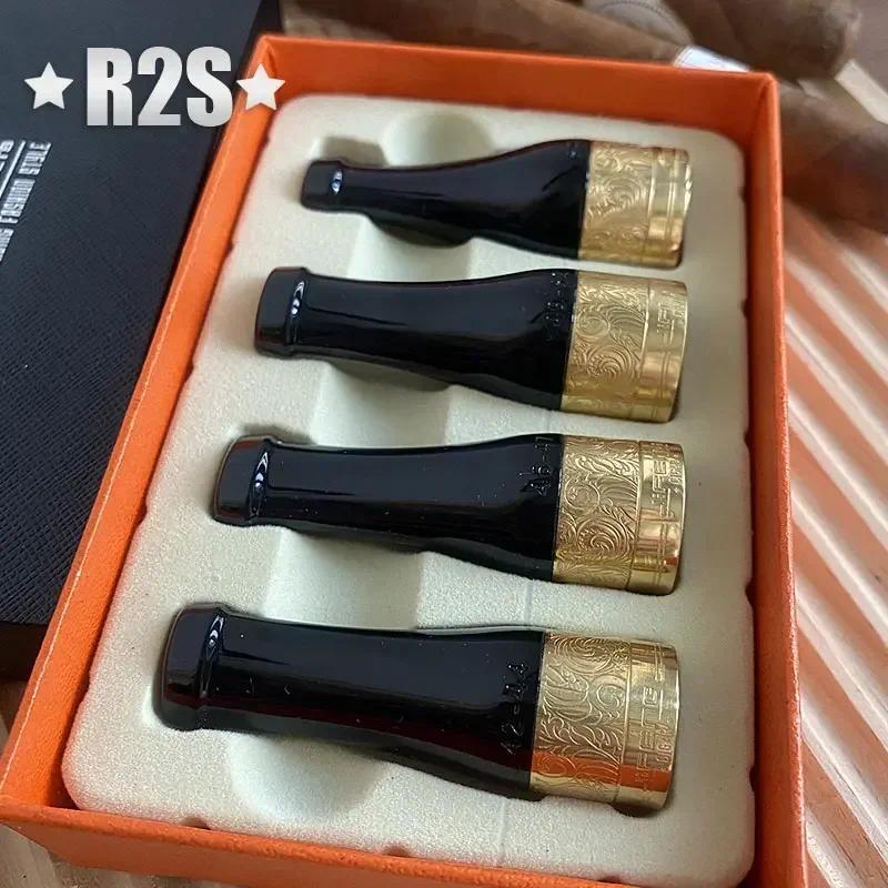 Cigar Holder Ashtray Resin Cigar Mouthpiece Pipe 4 Sizes Portble Cigar Rack Stand
