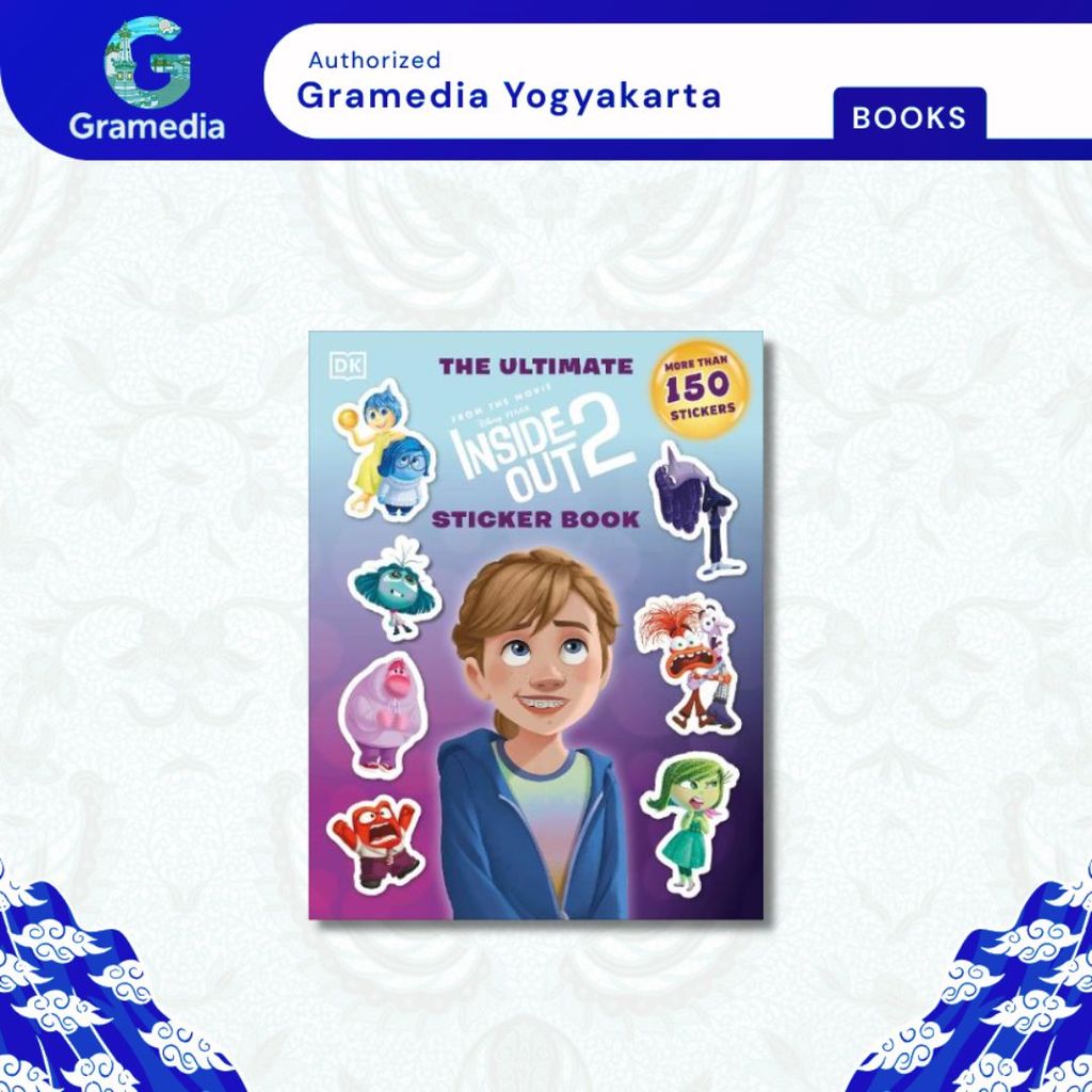 Gramedia Yogya - Import Book DISNEY PIXAR INSIDE OUT 2 ULTIMATE STICKERS - ENGLISH BOOK