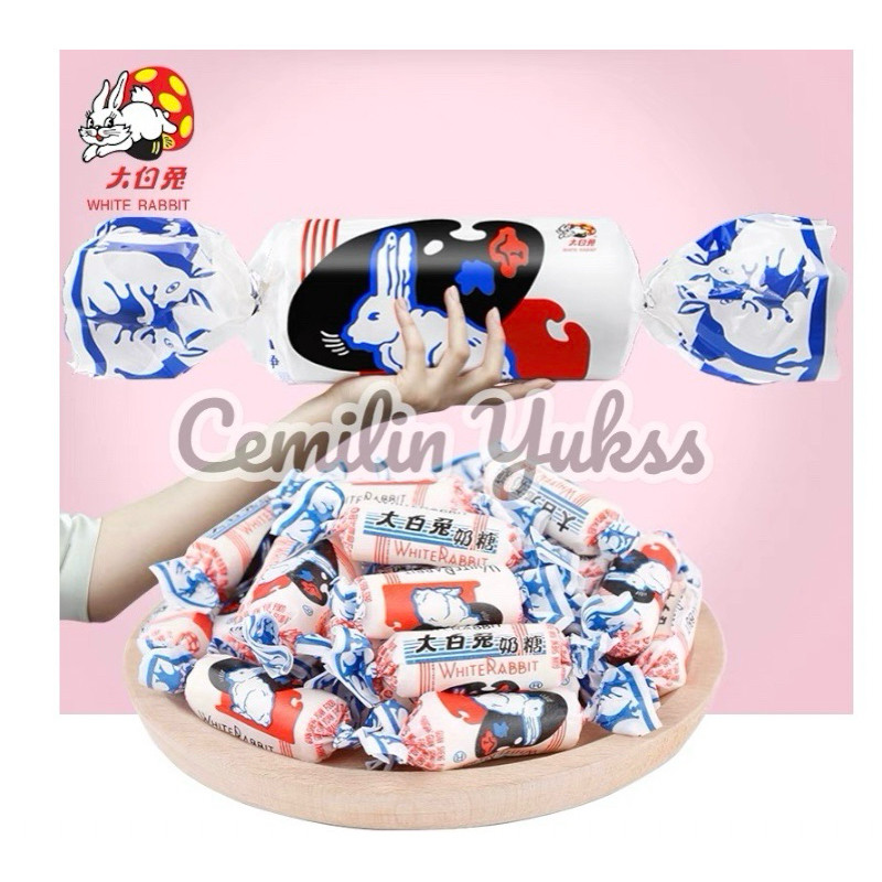[Non Halal] White Rabbit Creamy Candy 200g Permen Susu Kelinci Permen Kelinci Jadul Permen Lunak Sus