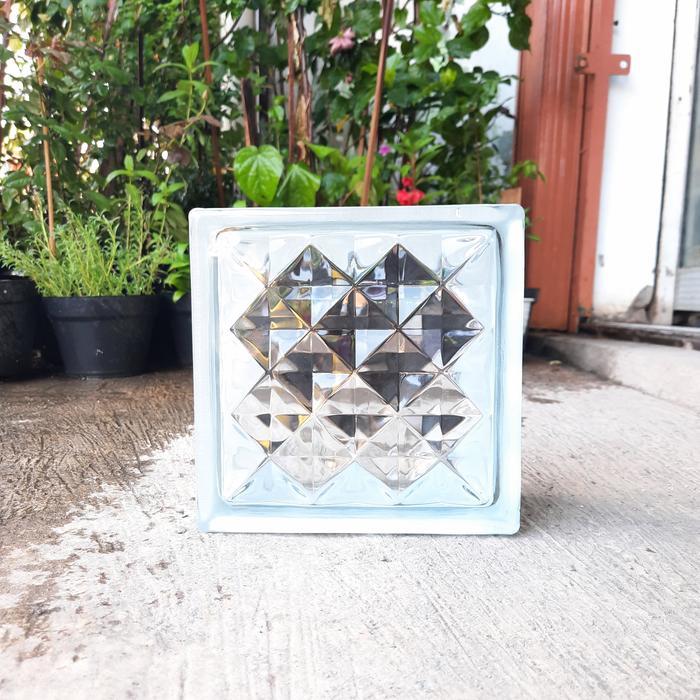 Glass Block MULIA motif per buah - DIAMOND
